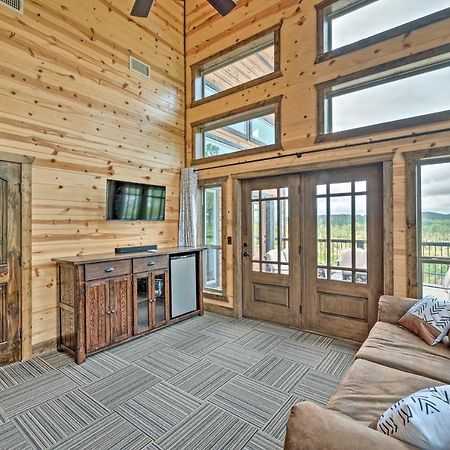 Modern Cabin With Hot Tub And Panoramic Views! Villa Broken Bow Eksteriør billede